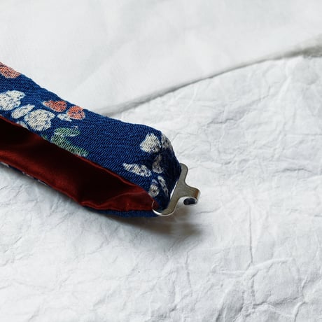 蝶ネクタイ　KIMONO fabric　型友禅　上京蝶帯 #889