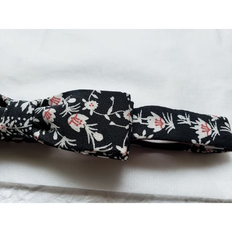 蝶ネクタイ　KIMONO fabric　型友禅　上京蝶帯 #890