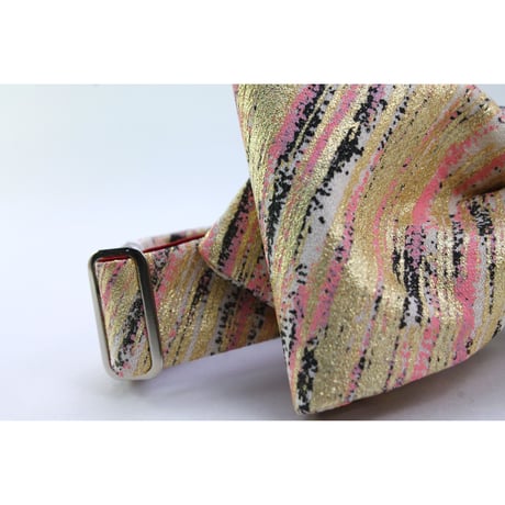 蝶ネクタイ　KIMONO fabric　京友禅　金彩加工　伝統工芸　PT