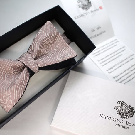 蝶ネクタイ　KIMONO fabric　西陣織 上京蝶帯