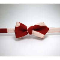 蝶ネクタイ　KIMONO fabric　錦鯉 模様　京友禅 　上京蝶帯 #397