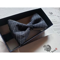 蝶ネクタイ　KIMONO fabric　縞