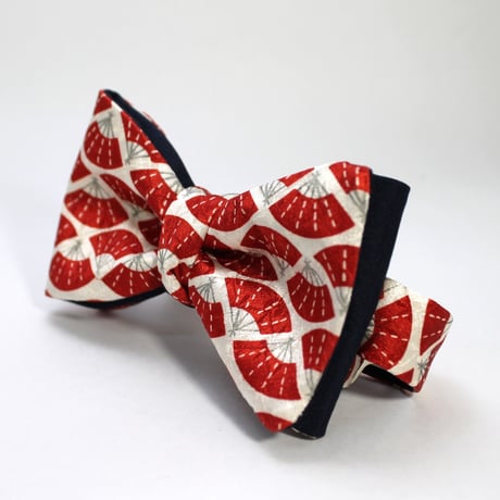 蝶ネクタイ Kids KIMONO fabric 扇面詰文様 型友禅  #kids