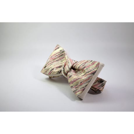 蝶ネクタイ　KIMONO fabric　京友禅　金彩加工　伝統工芸　SB