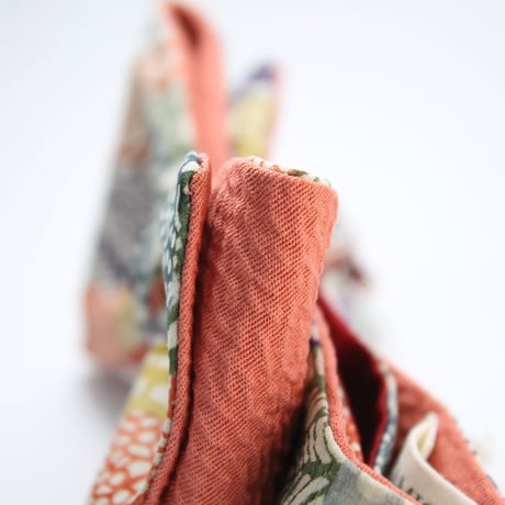蝶ネクタイ　KIMONO fabric　型友禅　上京蝶帯 #626