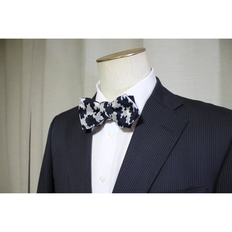 蝶ネクタイ　Import fabric　フランス製ビンテージファブリック 迷彩