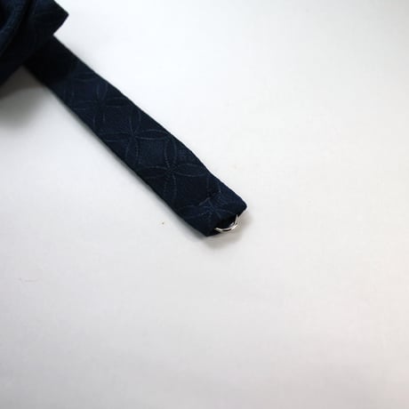 蝶ネクタイ　KIMONO fabric　七宝文様　上京蝶帯 #628