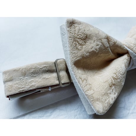蝶ネクタイ　KIMONO fabric　吹寄せ文様　西陣織 　上京蝶帯 #900