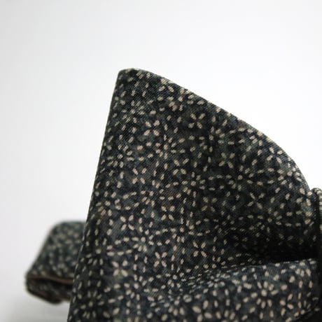 蝶ネクタイ　KIMONO fabric　七宝花菱　上京蝶帯 #622