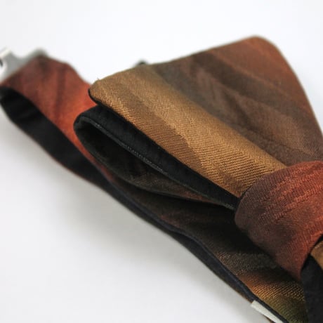 蝶ネクタイ　KIMONO fabric　ぼかし染　グラデーション　上京蝶帯 #573