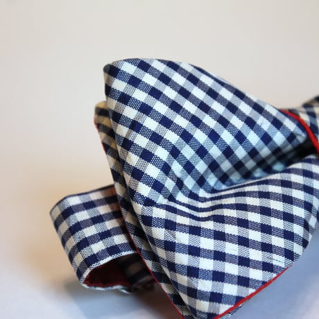 蝶ネクタイ Kids KIMONO fabric 弁慶格子  #kids004