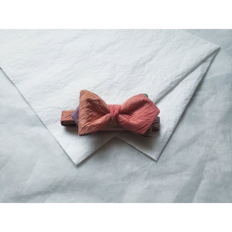 蝶ネクタイ　KIMONO fabric　ぼかし染　グラデーション　上京蝶帯