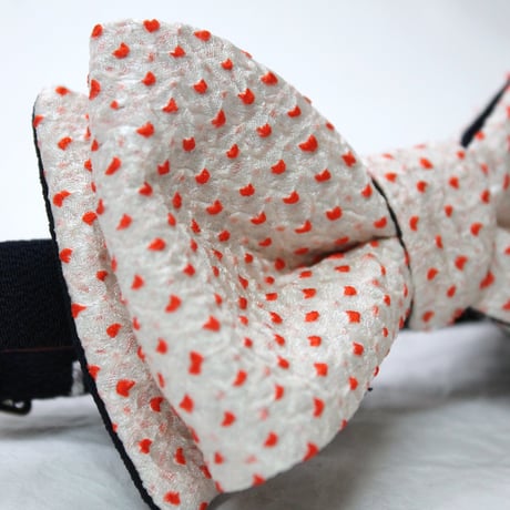 蝶ネクタイ　KIMONO fabric　総絞り染　上京蝶帯 #521