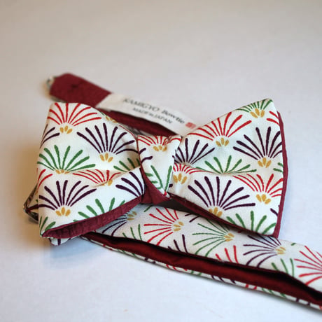 蝶ネクタイ Kids KIMONO fabric 松葉文様 型友禅  #kids