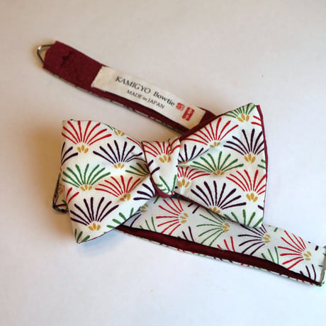 蝶ネクタイ Kids KIMONO fabric 松葉文様 型友禅  #kids