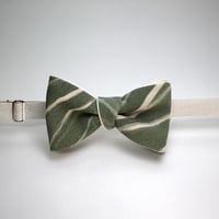 蝶ネクタイ　KIMONO fabric　友禅　縮緬　上京蝶帯 #434