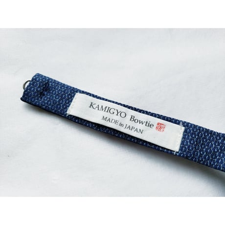 蝶ネクタイ　KIMONO fabric　七宝文様　上京蝶帯 #896