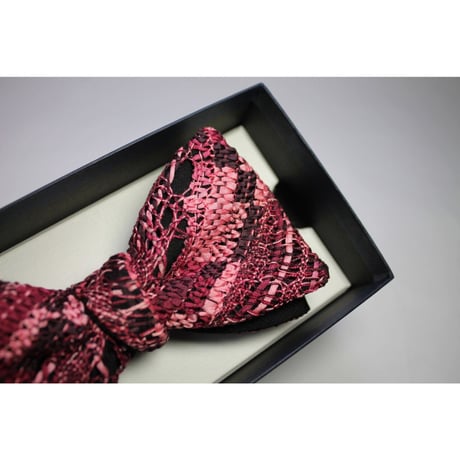 蝶ネクタイ　Import fabric　フランス製ビンテージファブリック　上京蝶帯