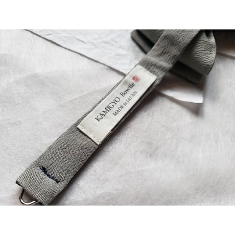 蝶ネクタイ　KIMONO fabric　縞