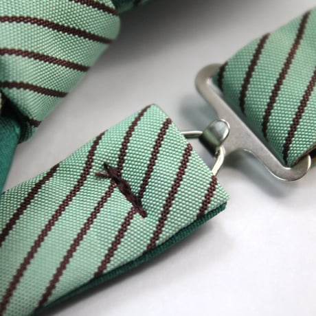 蝶ネクタイ　KIMONO fabric　袴地　上京蝶帯