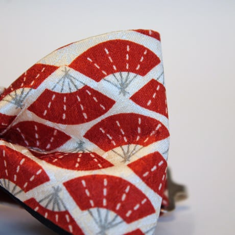 蝶ネクタイ Kids KIMONO fabric 扇面詰文様 型友禅  #kids