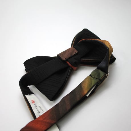 蝶ネクタイ　KIMONO fabric　ぼかし染　グラデーション　上京蝶帯 #573