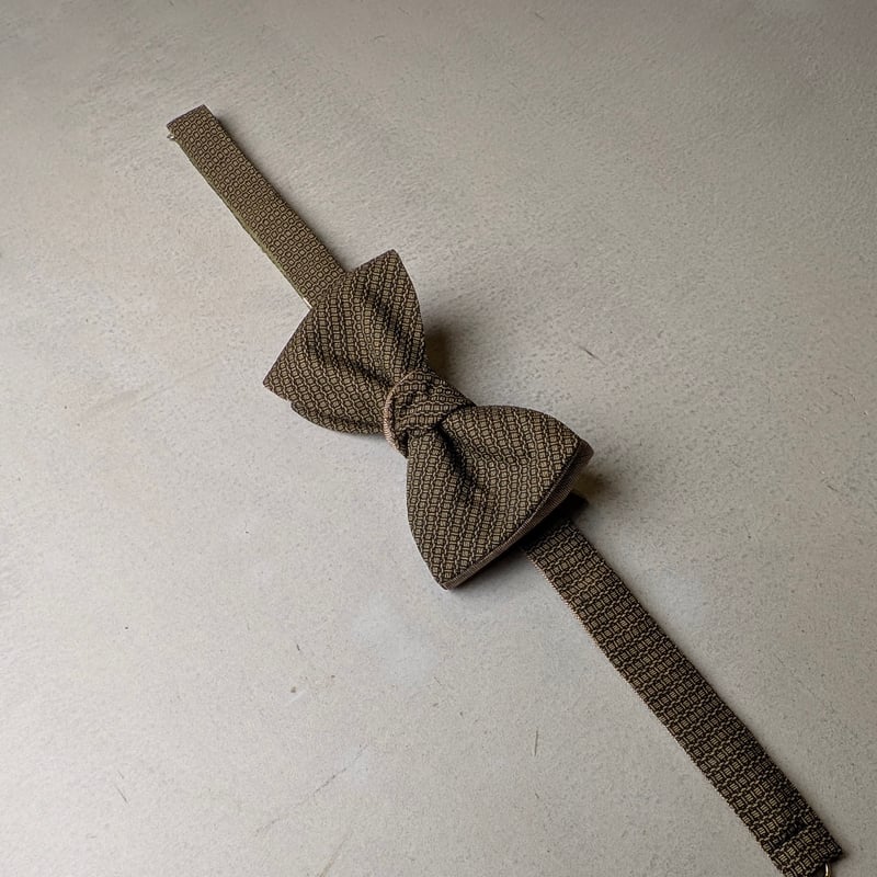 蝶ネクタイ KIMONO fabric 大島紬 上京蝶帯 SB | KAMIGYO Bowtie 蝶ネクタイ KIMONO fabric 大島紬 上京蝶帯 SB | KAMIGYO Bowtie