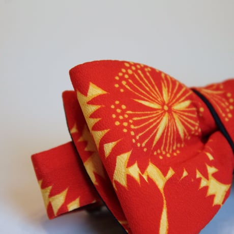 蝶ネクタイ Kids KIMONO fabric 菊文様 型友禅  #kids