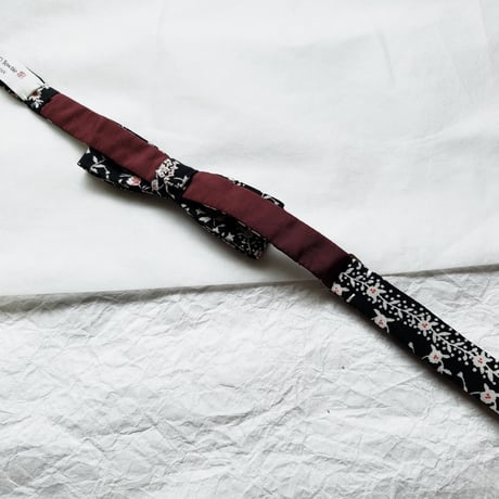 蝶ネクタイ　KIMONO fabric　型友禅　上京蝶帯 #890