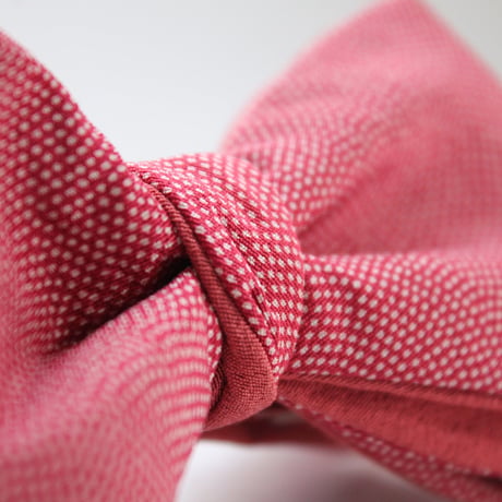 蝶ネクタイ　KIMONO fabric 　江戸小紋　鮫文様