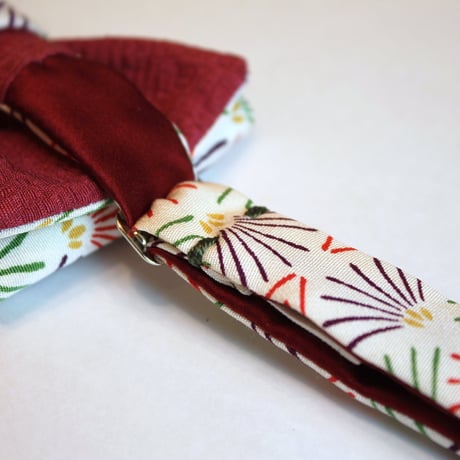 蝶ネクタイ Kids KIMONO fabric 松葉文様 型友禅  #kids