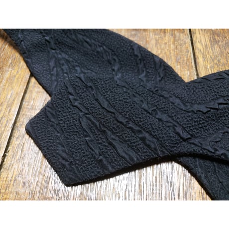 手結び蝶ネクタイ　Iｍport fabric　フランス製ビンテージファブリック　 #self011