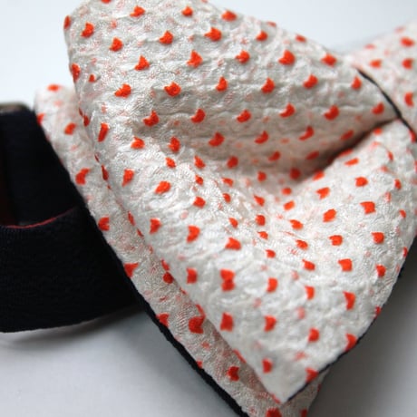 蝶ネクタイ　KIMONO fabric　総絞り染　上京蝶帯 #521