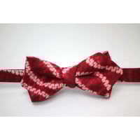 蝶ネクタイ　KIMONO fabric　絞り染　上京蝶帯 #344