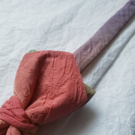 蝶ネクタイ　KIMONO fabric　ぼかし染　グラデーション　上京蝶帯