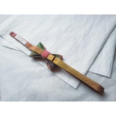 蝶ネクタイ　KIMONO fabric　ぼかし染　グラデーション　上京蝶帯