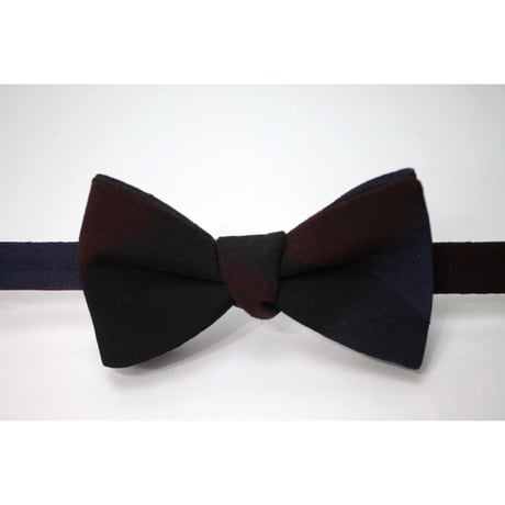 蝶ネクタイ　KIMONO fabric　丹後ちりめん ぼかし織　上京蝶帯 #322