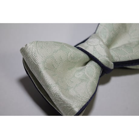 蝶ネクタイ　Noh fabric　八藤紋　翁　能楽