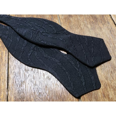 手結び蝶ネクタイ　Iｍport fabric　フランス製ビンテージファブリック　 #self011