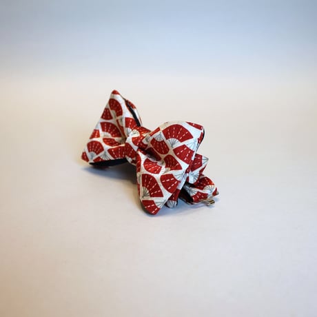 蝶ネクタイ Kids KIMONO fabric 扇面詰文様 型友禅  #kids