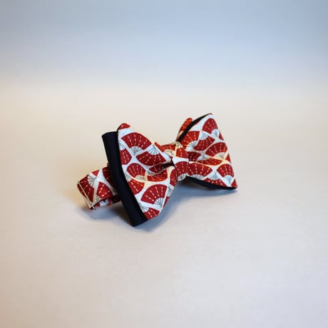 蝶ネクタイ Kids KIMONO fabric 扇面詰文様 型友禅  #kids