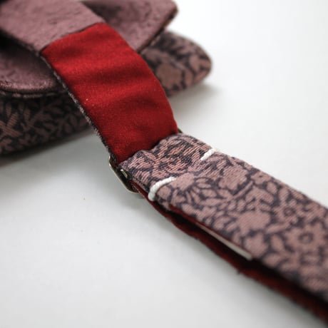 蝶ネクタイ　KIMONO fabric　型友禅　上京蝶帯 #667