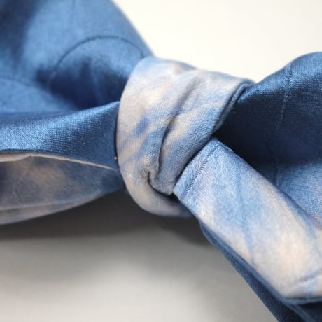 蝶ネクタイ　KIMONO fabric　空　ぼかし染　上京蝶帯 #577