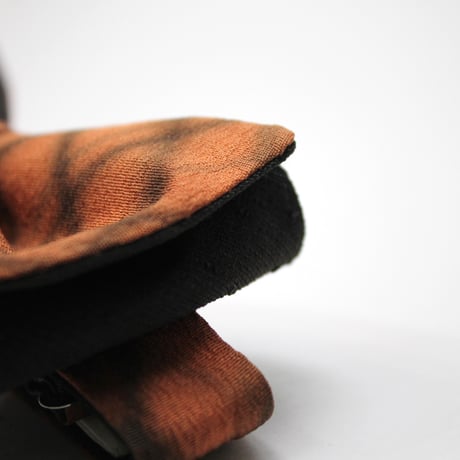 蝶ネクタイ　KIMONO fabric　暈し格子　上京蝶帯