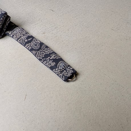 蝶ネクタイ　Noh fabric　型友禅　飛鶴文様