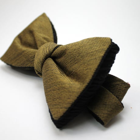 蝶ネクタイ　KIMONO fabric　斜め縞