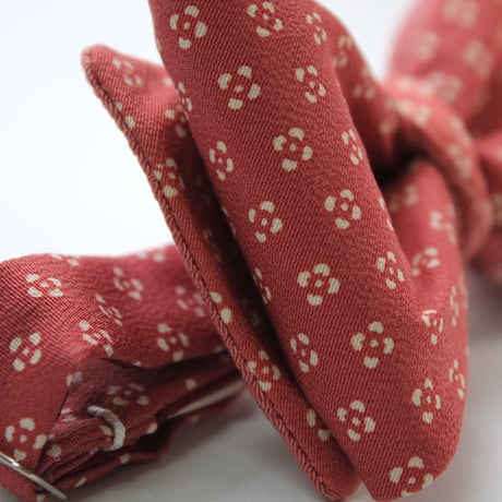 蝶ネクタイ　KIMONO fabric　型友禅 　上京蝶帯