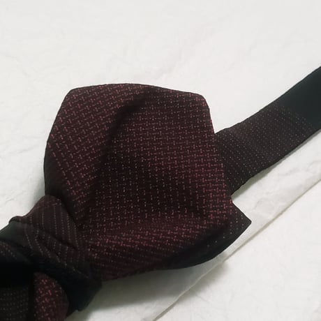 蝶ネクタイ　KIMONO fabric　大島紬