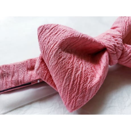 蝶ネクタイ　KIMONO fabric　 丹後ちりめん　上京蝶帯 #928