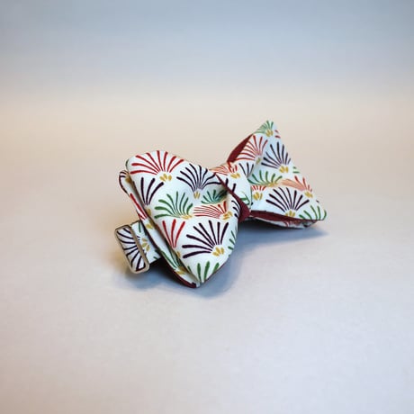 蝶ネクタイ Kids KIMONO fabric 松葉文様 型友禅  #kids